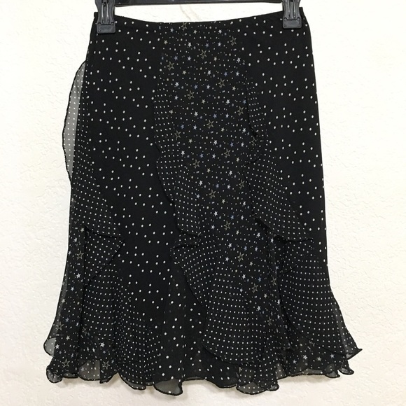 NWT CHELSEA & VIOLET LOVING LAS VEGAS RUFFLE SKIRT - Picture 4 of 7